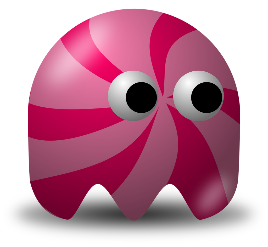 pacman, pac-man, game, computer game, baddie, arcade, pink, pacman, pacman, pacman, pacman, pacman