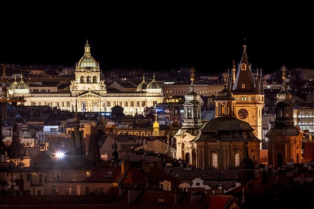 Skyline-Aufnahme von Prag